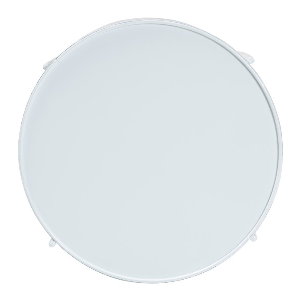 Laverne White Metal Side Table