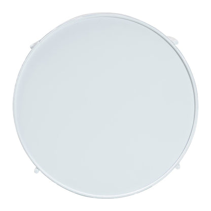 Laverne White Metal Side Table