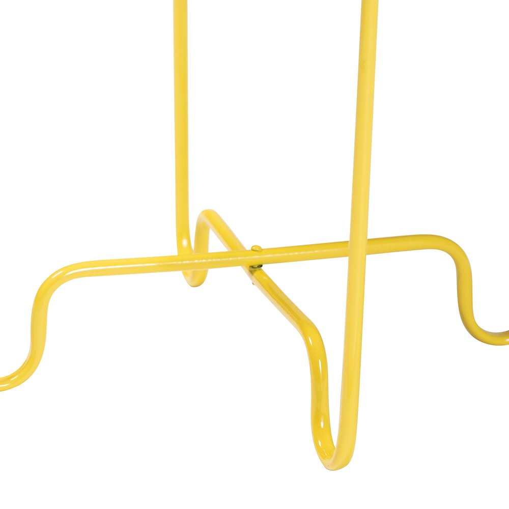 Laverne Yellow Metal Side Table