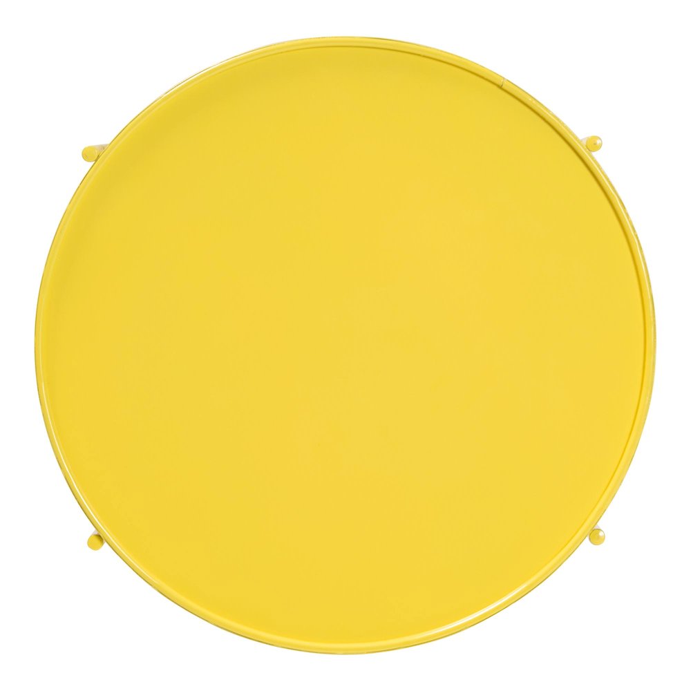 Laverne Yellow Metal Side Table