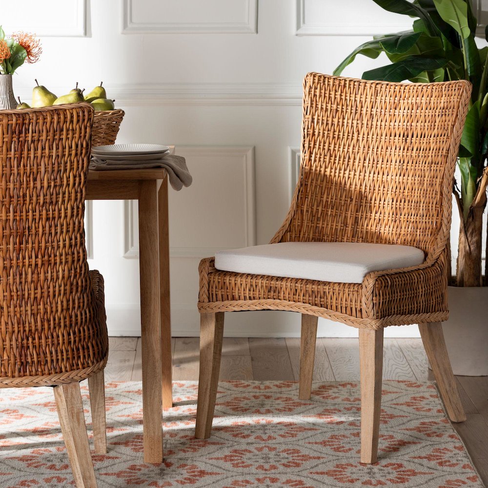 Derris Natural Rattan Dining Chair