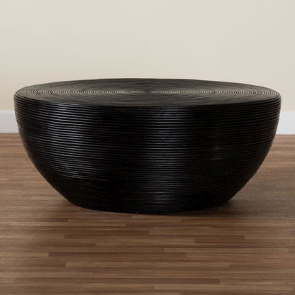 Tokyo Laminated Natural Rattan Coffee Table