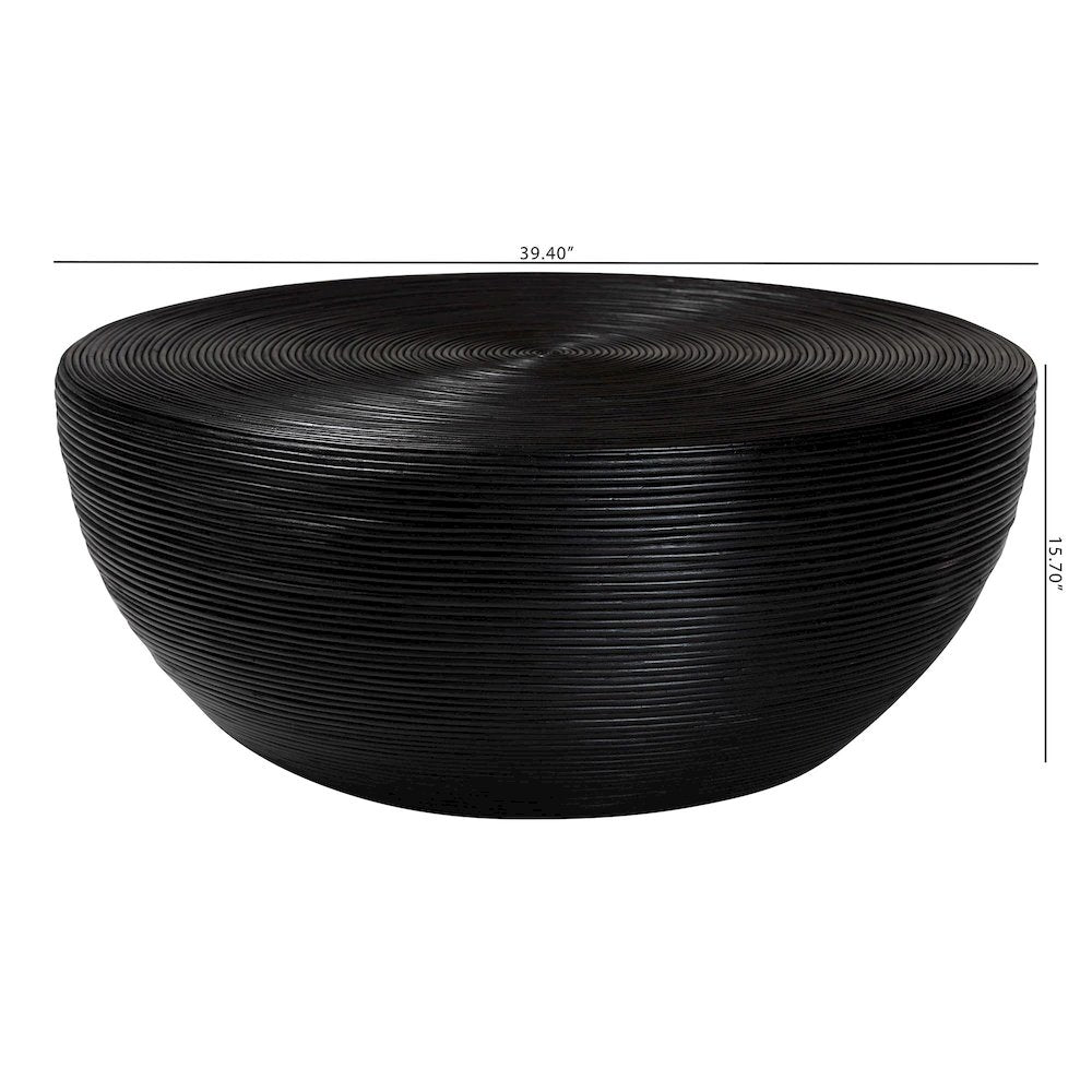 Tokyo Laminated Natural Rattan Coffee Table