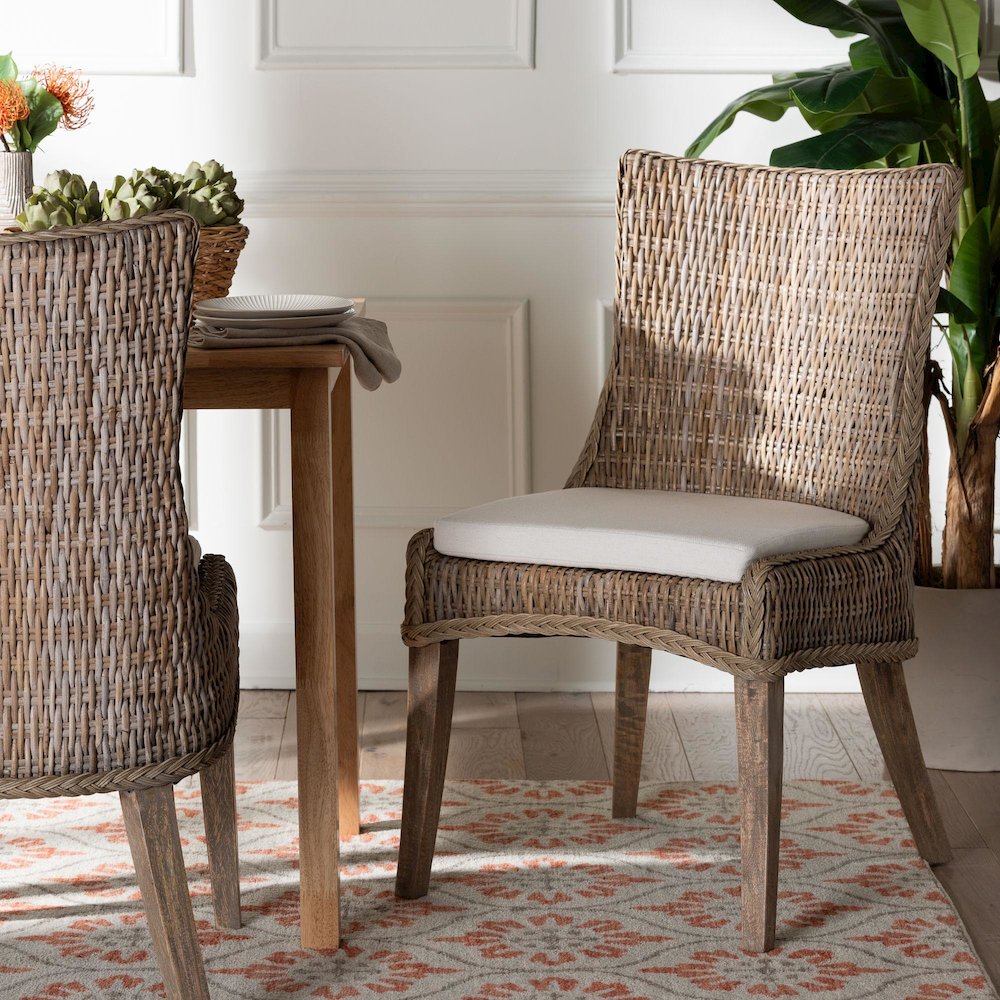 Derris Natural Rattan Dining Chair