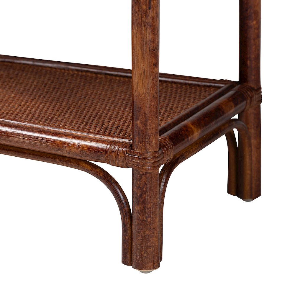 Sebalio Tortoise Natural Rattan Console Table