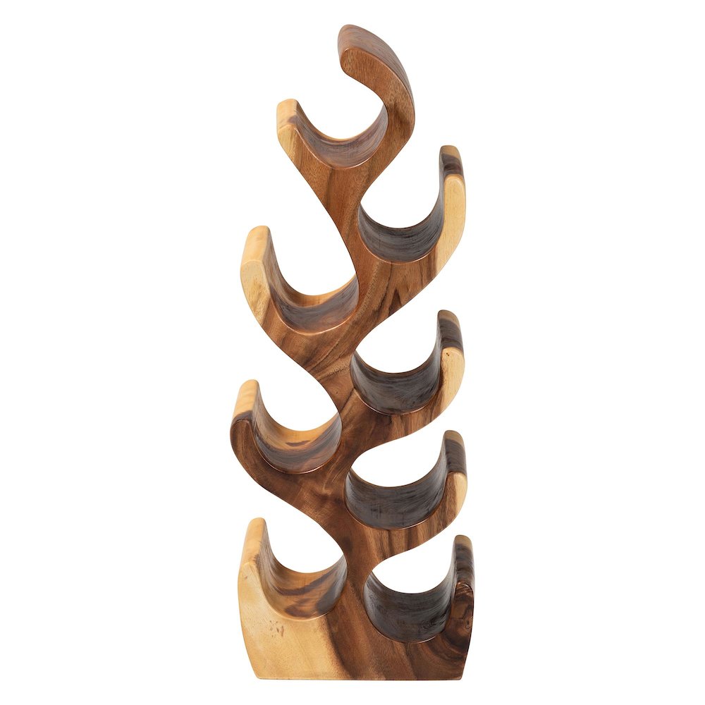 Matana Suar Wood Wine Rack