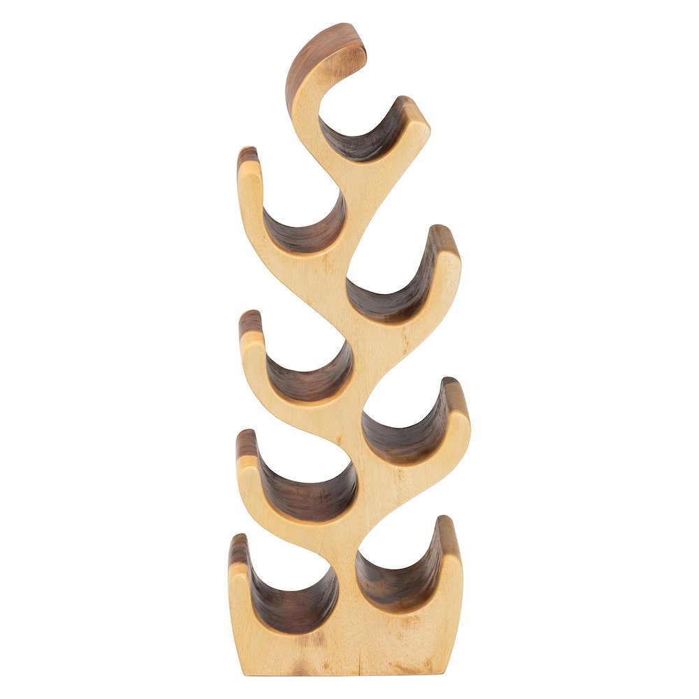 Matana Suar Wood Wine Rack