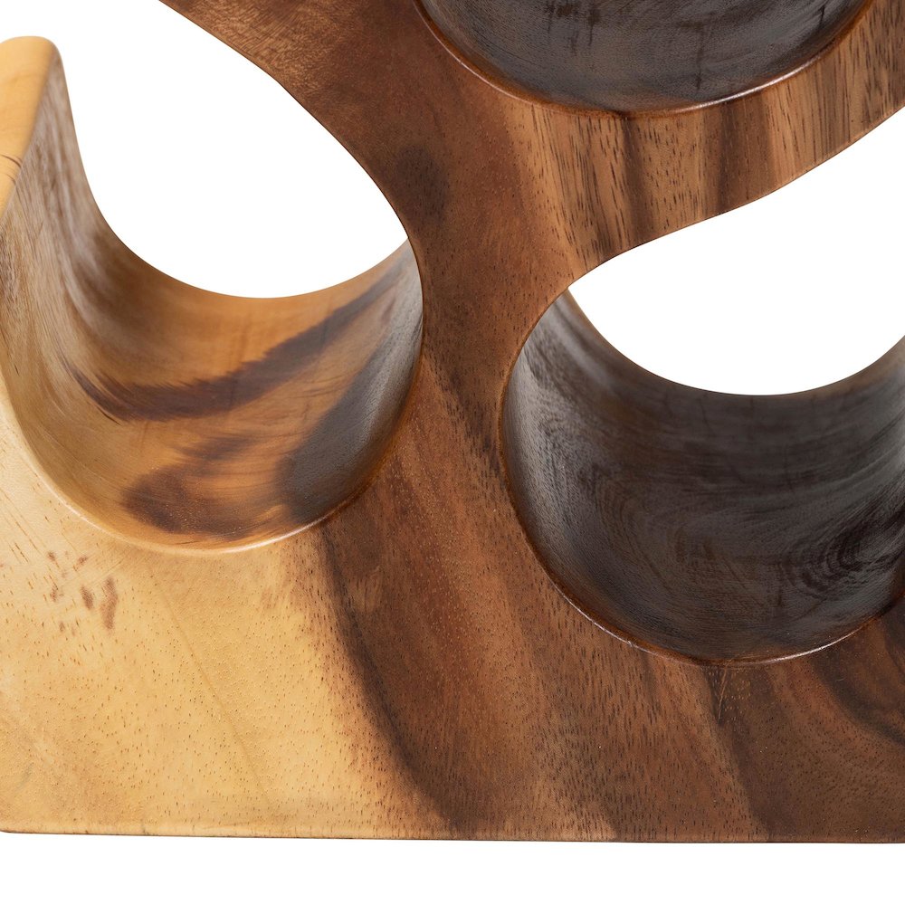 Matana Suar Wood Wine Rack