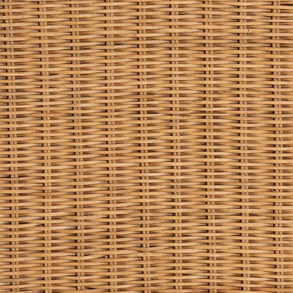 Dolby Natural Rattan Coffee Table - Handwoven Wicker Accent Table
