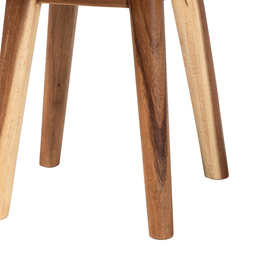 Jia Suar Wood End Table - Handcrafted Side Table