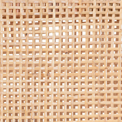 Natural Rattan Counter Stool - Handcrafted Wingback Counter Chair