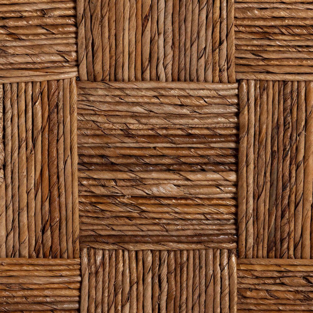 Raniya Handwoven Seagrass Dining Chair Set of 2- Solid Mango Wood Frame