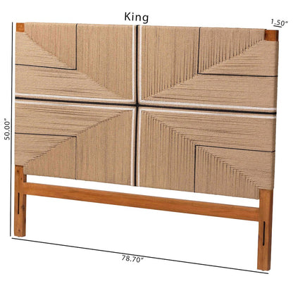 Prita Paper Loom Headboard