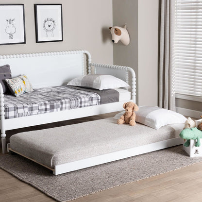 Trundle - Underbed Low-Profile Rolling Base, Twin, White