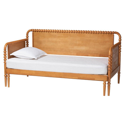 Twin-To-King Expandable Daybed - Wood Bed Frame with Turned Spindle Detailing