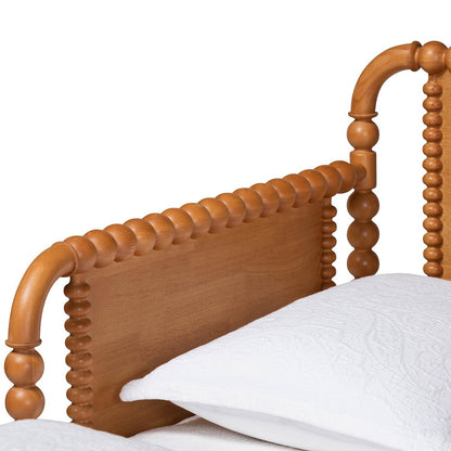 Twin-To-King Expandable Daybed - Wood Bed Frame with Turned Spindle Detailing