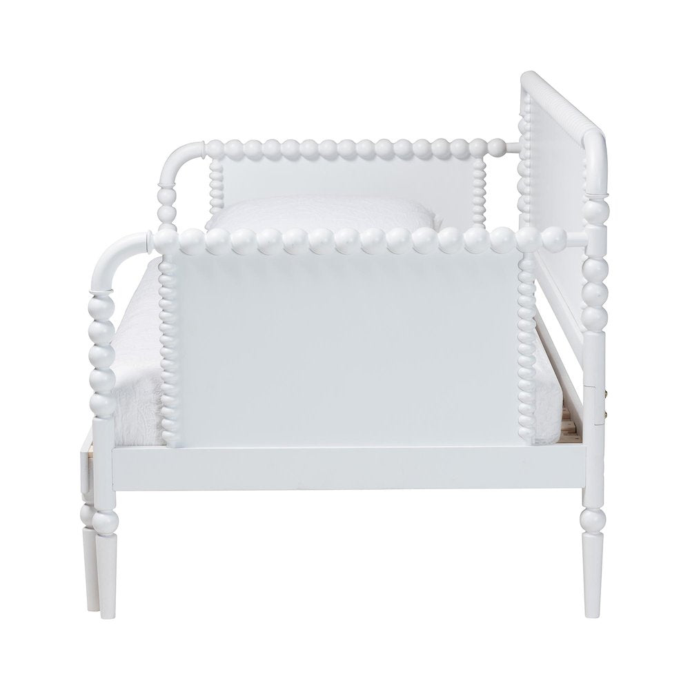 Twin-To-King Expandable Daybed - Wood Bed Frame, White