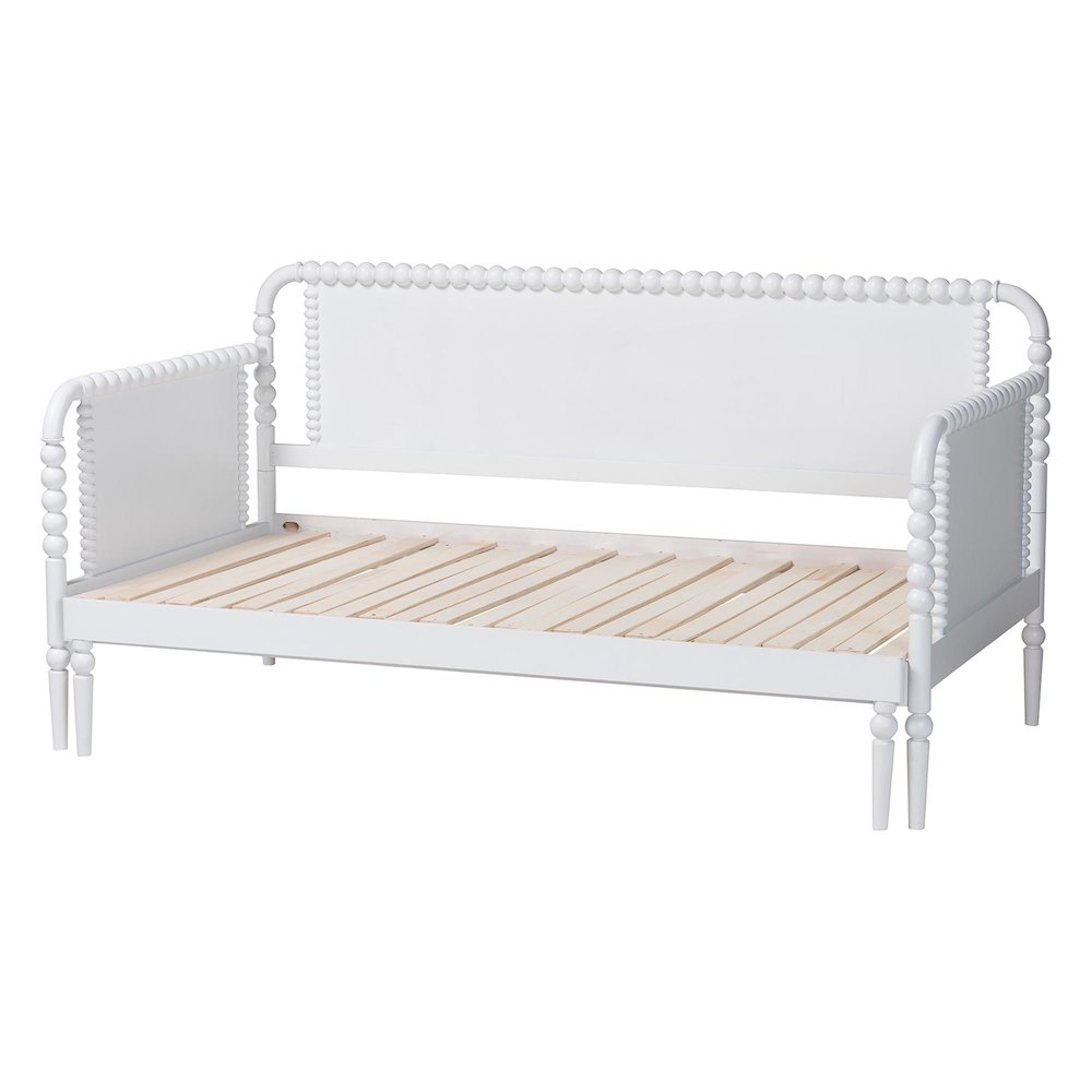 Twin-To-King Expandable Daybed - Wood Bed Frame, White