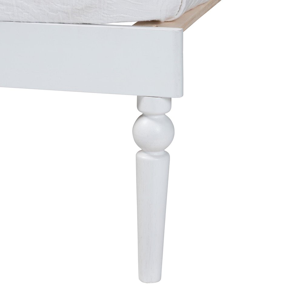 Twin-To-King Expandable Daybed - Wood Bed Frame, White