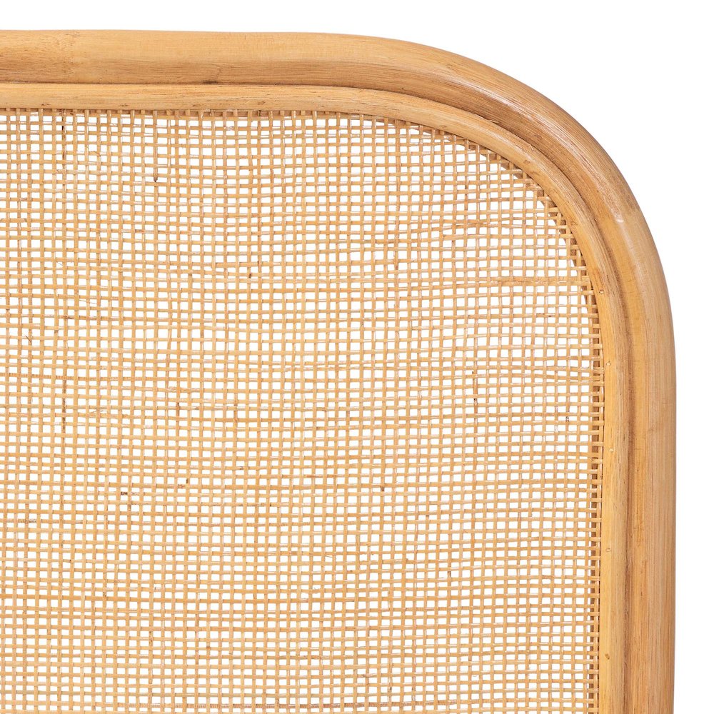 Agota Natural Rattan Standalone Headboard - Handwoven Wicker Panel