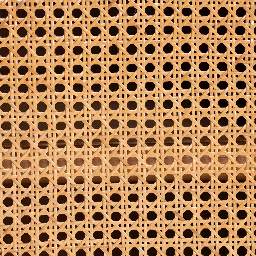 Natural Rattan Sideboard - Handwoven Wicker Buffet Credenza