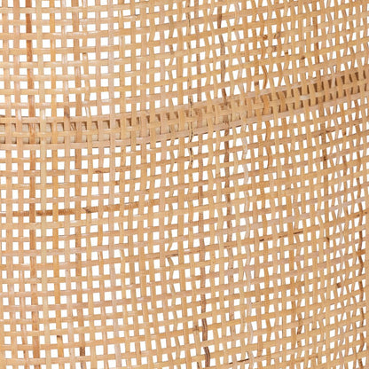 Rattan Bed Frame - Handwoven Wicker Headboard and Footboard, Queen