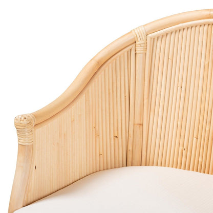 Hollis Natural Rattan Barrel Chair
