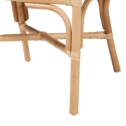 Hollis Natural Rattan Barrel Chair