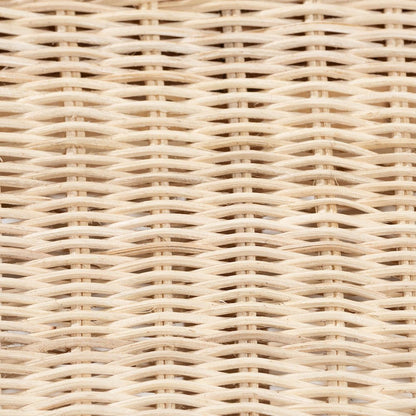 Adonis Natural Rattan Display Shelf - Freestanding 6-Tier bookcase