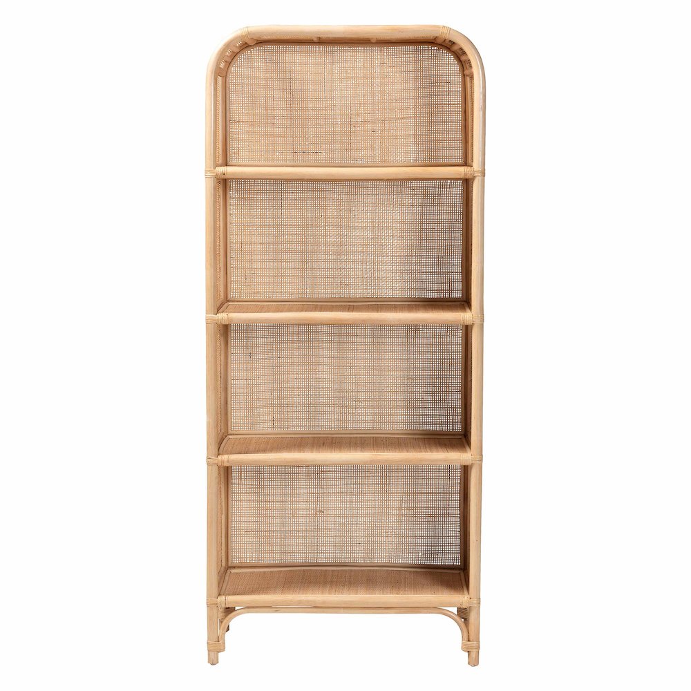 Chusi Natural Rattan Decorative Shelf