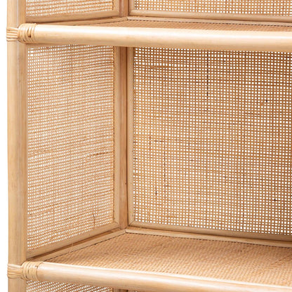 Chusi Natural Rattan Decorative Shelf