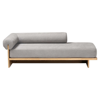 Baxton Studio Bertille Left-Arm Chaise Lounge