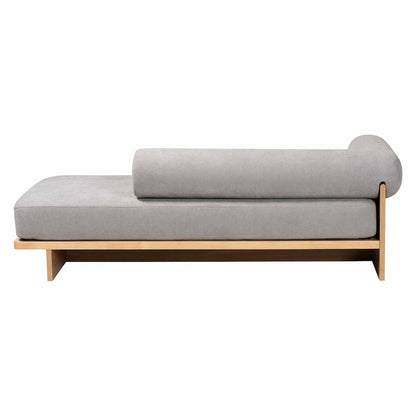 Baxton Studio Bertille Left-Arm Chaise Lounge
