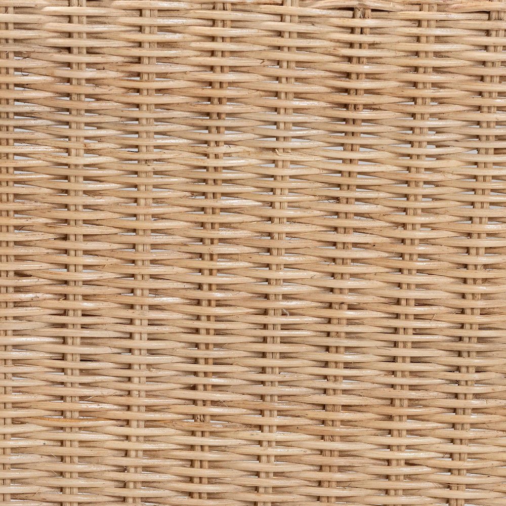 Zaira Modern Bohemian Natural Rattan Arm Chair