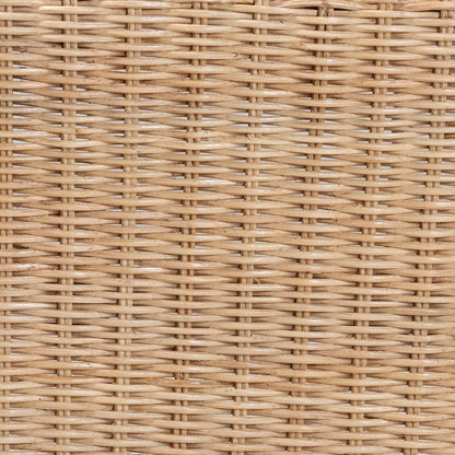 Zaira Modern Bohemian Natural Rattan Arm Chair