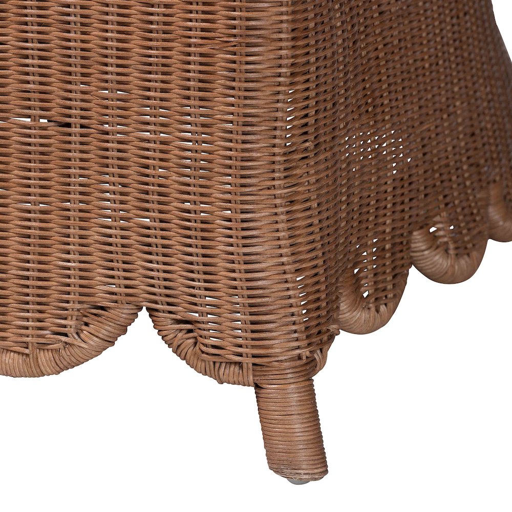 Natural Rattan 3-Piece Sectional Set - Handwoven Wicker Corner Lounge Seating