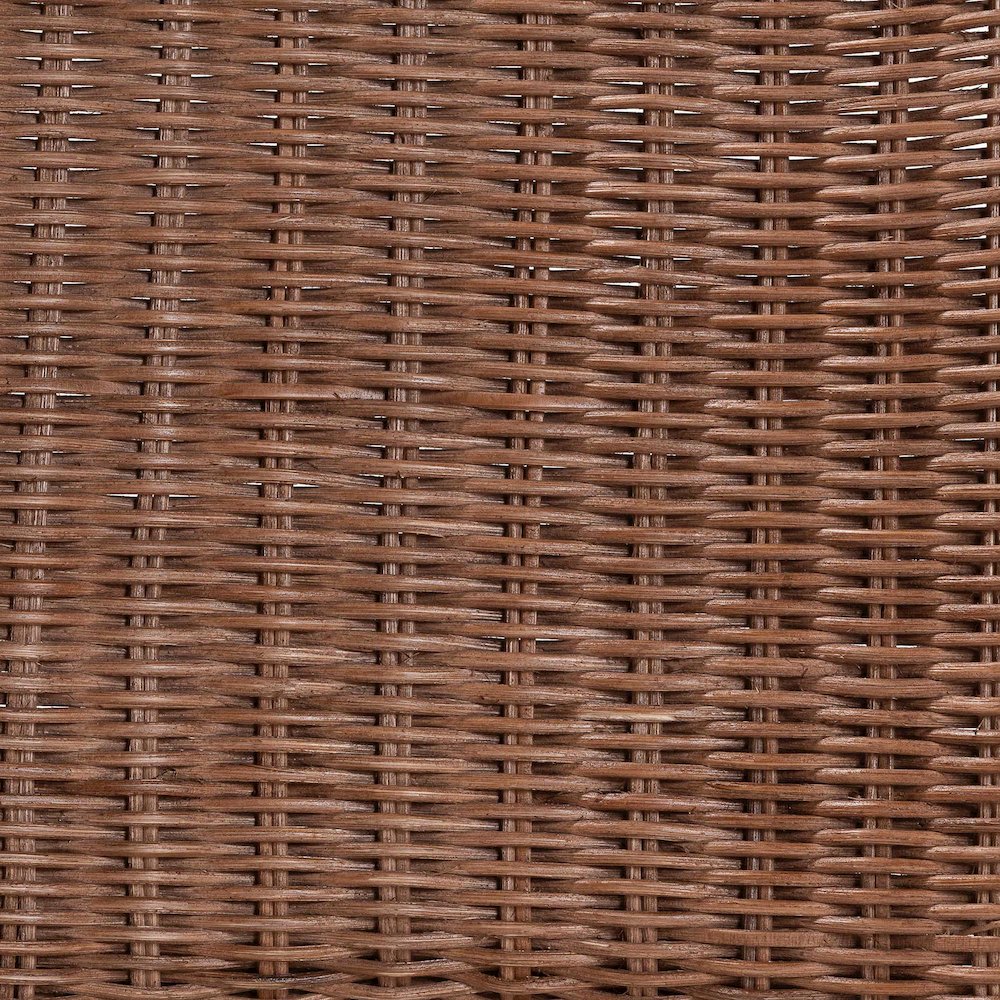 Natural Rattan Dining Chair - Handcrafted Wicker Accent Chair