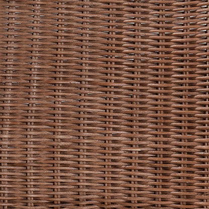 Natural Rattan Dining Chair - Handcrafted Wicker Accent Chair