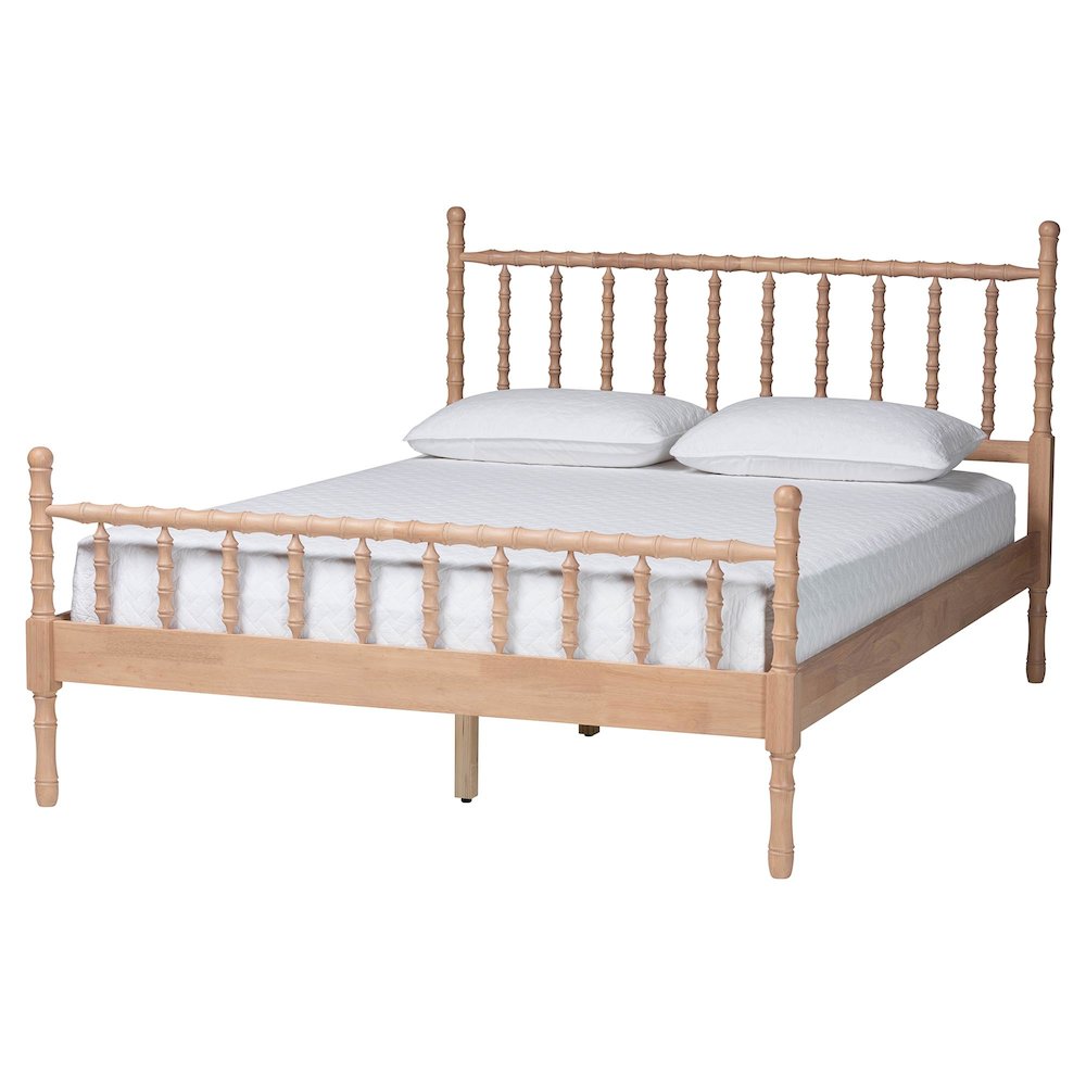 4-Piece Bedroom Set: Platform Bed with Matching Dresser, Two Nightstands, Queen