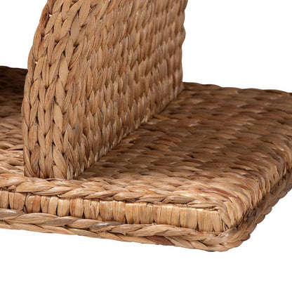 Alyssa Seagrass Console Table - Handwoven Display Table with Sculptural Frame