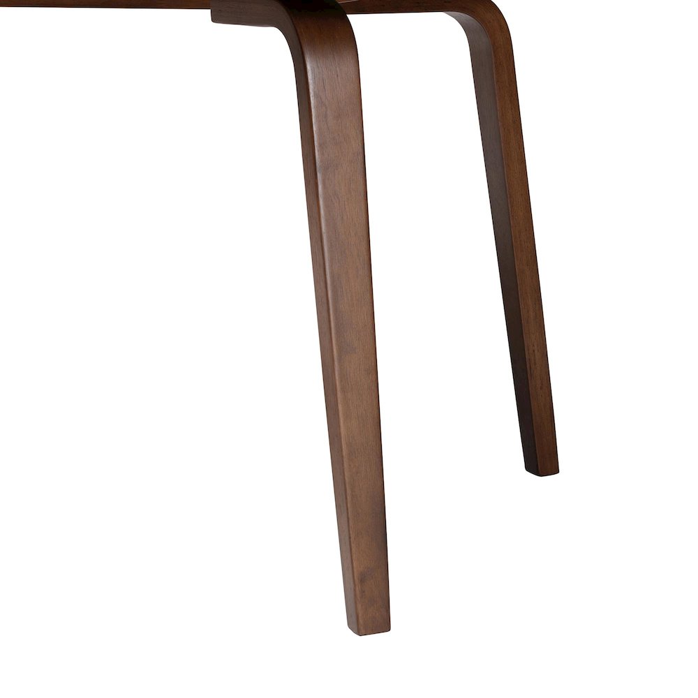 Billie Wood Dining Table, Bentwood Leg Table with Rectangular Top