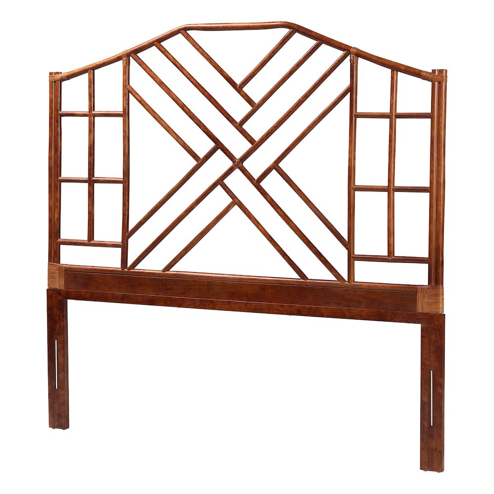 Natural Rattan Headboard - Handcrafted Coastal Boho Style Bedroom Backdrop, King