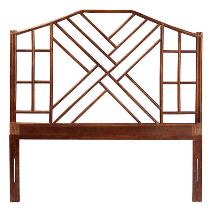 Natural Rattan Headboard - Handcrafted Coastal Boho Style Bedroom Backdrop, King