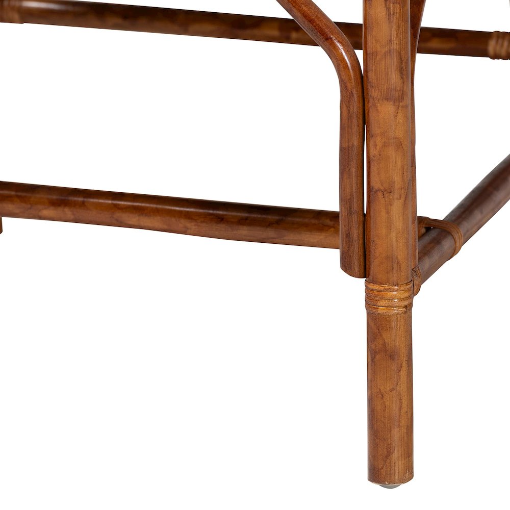 Ramos Marbled Tortoise Natural Rattan and Seagrass Armchair