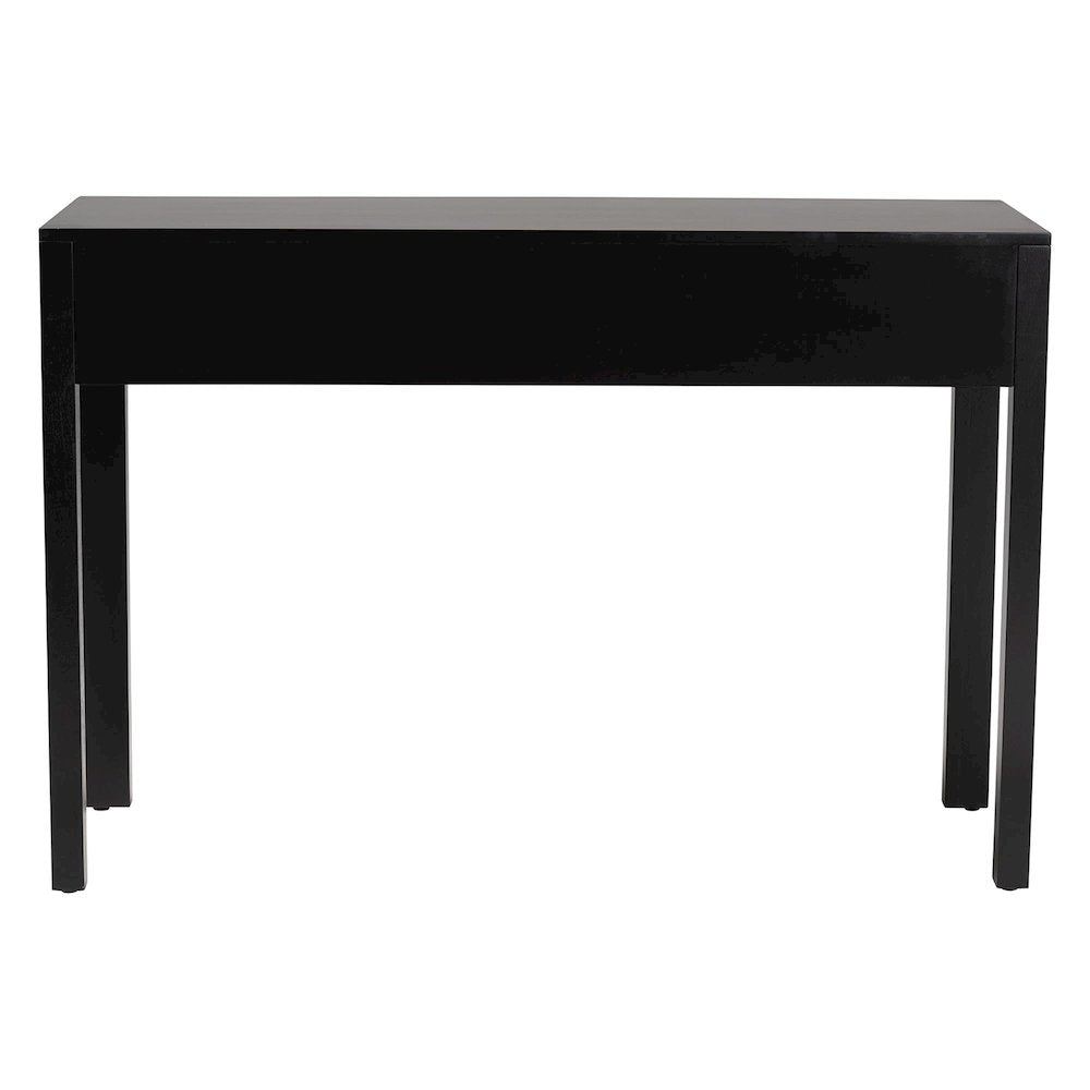 Leah Console Table - 3-Drawer Accent Table with Fluted Wood Detailing