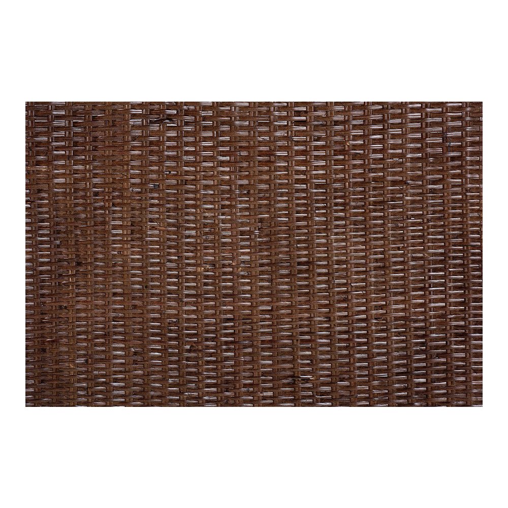 Jaelle Rattan Standalone Headboard with Handwoven Arch Top, Queen