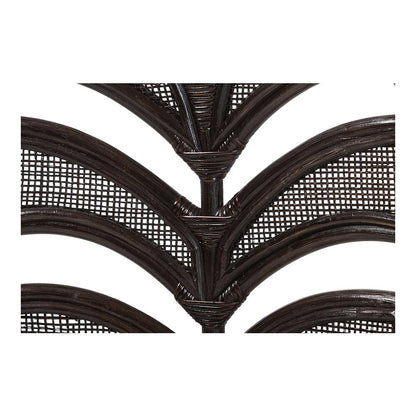 Niven Rattan Dining Chair with Banana Leaf Backrest and Cushion