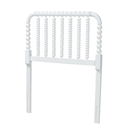Finley Turned Bobbin Headboard - Spindle Design, Farmhouse, Twin, White