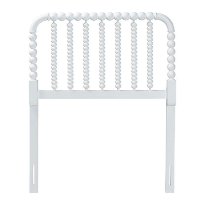 Finley Turned Bobbin Headboard - Spindle Design, Farmhouse, Twin, White