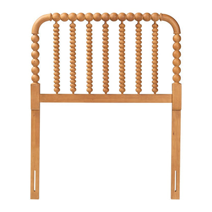 Finley Turned Bobbin Headboard - Spindle Design, Farmhouse, Twin, Oak Brown
